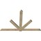 Ekena Millwork Kennewick Rough Sawn Timber Gable Bracket, Douglas Fir, 96"W x 64"H x 2"D x 6"F, 16/12 Pitch GBW096X64X0206KEN00RDF - alternate 4